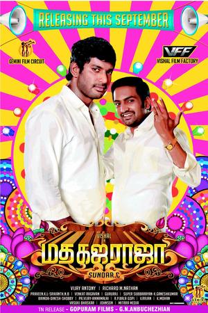 Madha Gaja Raja poster